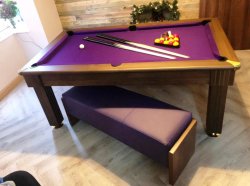Pool Table Benches with Leatherette Padding