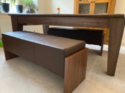 Pool Table Benches with Leatherette Padding