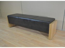 Pool Table Bench - Oak