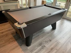 2-3 Week Delivery - 6ft Supreme Winner Black Pool Table