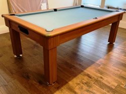 Optima Florence Walnut Pool Dining Table