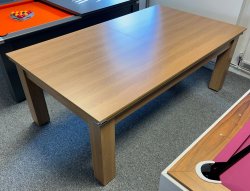 4-6 Week Delivery - Modern Classic Oak Pool Dining Table - 6ft or 7ft