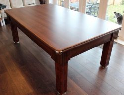 Optima Florence Dark Walnut Pool Dining Table