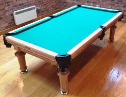 Classic American Pool Table, 7ft or 8ft SAM Billiard Table