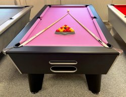 Optima Classic Black Slate Bed Pool Table - 6ft or 7ft