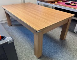 4-6 Week Delivery - Modern Classic Oak Pool Dining Table - 6ft or 7ft