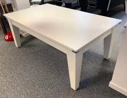 4-6 Week Delivery - Classic White Pool Dining Table - 6ft or 7ft
