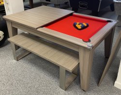 4-6 Week Delivery - Gatley Driftwood Classic Pool Dining Table - 6ft or 7ft