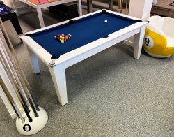 4-6 Week Delivery - Classic White Pool Dining Table - 6ft or 7ft