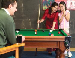 Madrid Traditional American Style Slate Pool Table by SAM