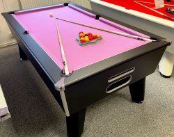 Optima Classic Black Slate Bed Pool Table - 6ft or 7ft