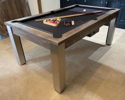 2-4 Week Delivery - 6ft & 7ft Elixir Pool Diner - Distressed Oak