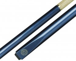 BCE Blue Pool or Snooker Cue - 2 Piece 57 Inch.