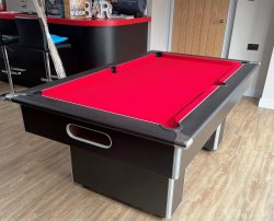 2-4 Week Delivery - Gatley Classic Slimline Black Slate Bed Pool Table - 6ft or 7ft