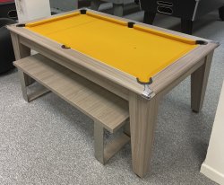 2-4 Week Delivery - Gatley Driftwood Classic Pool Dining Table - 6ft or 7ft