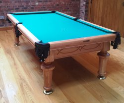 Classic American Pool Table, 7ft or 8ft SAM Billiard Table