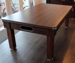 Optima Florence Dark Walnut Pool Dining Table