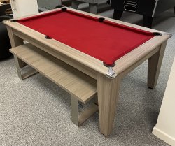 4-6 Week Delivery - Gatley Driftwood Classic Pool Dining Table - 6ft or 7ft