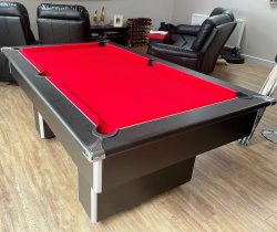 2-4 Week Delivery - Gatley Classic Slimline Black Slate Bed Pool Table - 6ft or 7ft