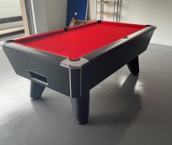2-4 Week Delivery - 7ft Supreme Winner Black Pool Table