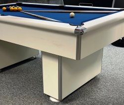 4-6 Week Delivery - Classic Slimline White Pool Table - 6ft Size