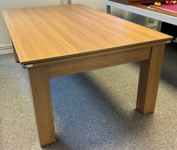 4-6 Week Delivery - Modern Classic Oak Pool Dining Table - 6ft or 7ft