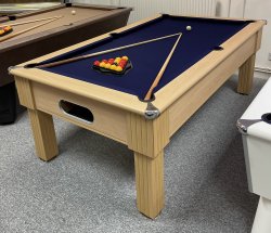 Pre Xmas Delivery - 6ft Optima Paris Light Oak Slate Bed Pool Table