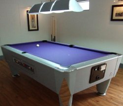 Pool Table Lights SAM Mist Silver or Black Set