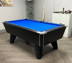 2-3 Week Delivery - 7ft Supreme Winner Black Pool Table