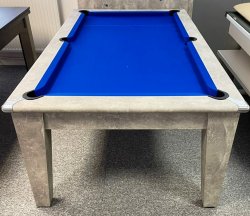 2-4 Week Delivery - Gatley Italian Grey Classic Pool Dining Table - 6ft or 7ft