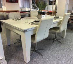 4-6 Week Delivery - Classic White Pool Dining Table - 6ft or 7ft