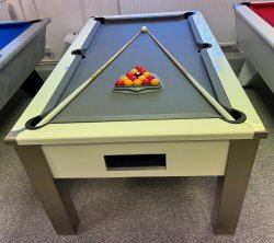 2-4 Week Delivery - 6ft Spirit White High Gloss Pool Table