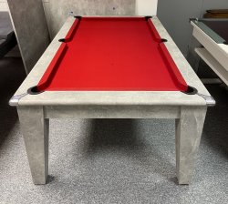 2-4 Week Delivery - Gatley Italian Grey Classic Pool Dining Table - 6ft or 7ft