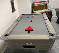 Pre Xmas Delivery - 7ft Omega Pro Grey Oak Pool Table