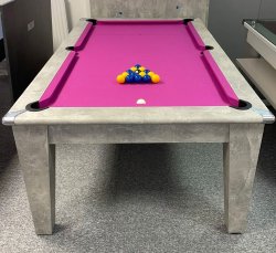 2-4 Week Delivery - Gatley Italian Grey Classic Pool Dining Table - 6ft or 7ft