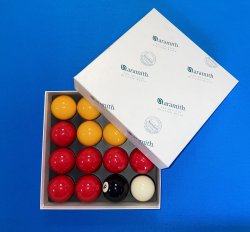 Aramith UK 2 Inch Red and Yellow Ball Set