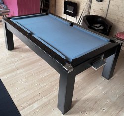 DPT Avant Garde 2.0 Black Pool Dining Table