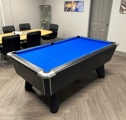 2-3 Week Delivery - 7ft Supreme Winner Black Pool Table