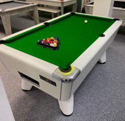 Supreme Winner White Free Play Pool Table