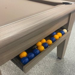January Delivery - Gatley Classic Oak Pool Dining Table - 6ft or 7ft