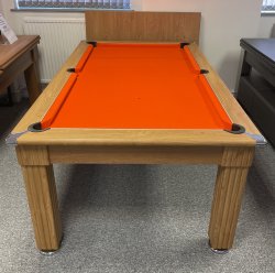 2-4 Week Delivery - Traditional Pool Dining Table - Oak 6ft or 7ft