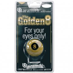 Aramith Pool Ball, Golden 8 American Size