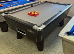2-4 Week Delivery - 7ft Supreme Winner Black Pool Table