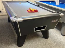 2-4 Week Delivery - 7ft Supreme Winner Black Pool Table