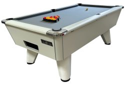 Supreme Winner White Free Play Pool Table