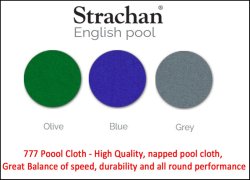 Sterling Concrete Slate Bed Pool Table - 6ft & 7ft Sizes