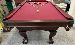 CLEARANCE SALE - Brunswick Allenton Ball & Claw 8ft American Pool Table