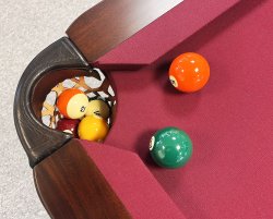 CLEARANCE SALE - Brunswick Allenton Ball & Claw 8ft American Pool Table