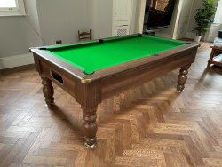 1-3 Week Delivery - 7ft Optima Monaco Dark Walnut Pool Table