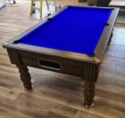 1-3 Week Delivery - 7ft Optima Monaco Dark Walnut Pool Table